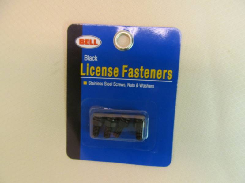 lot 100 image: (144) license fasteners- Bell...