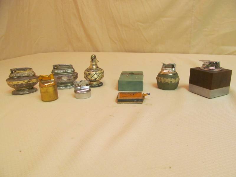 lot 115 image: Vintage Lighters, Cigarette Case...