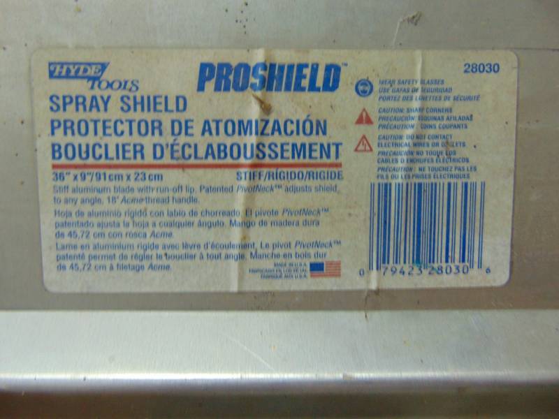 lot 28 image: Hyde Spray Shield