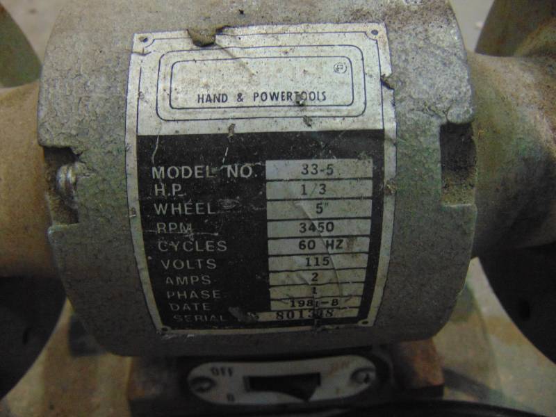 lot 139 image: Bench Grinder