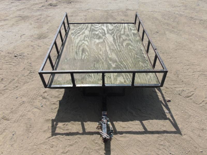 lot 158 image: Homemade 4 x 55 Yard Trailer