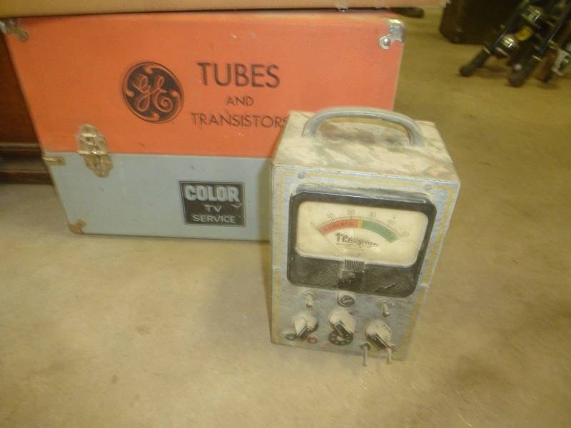 lot 60 image: GE RadioTV Tube ReplacementsTester