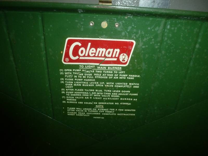 lot 65 image: Coleman Camp Stove
