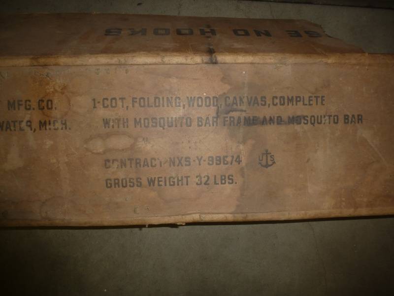 lot 66 image: Antique Military Cott