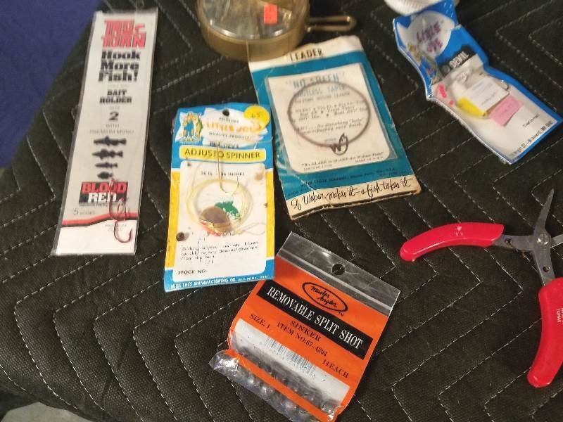Metal Tackle Box &amp Tackle