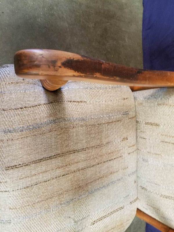 Wood Glider Rocking Chair