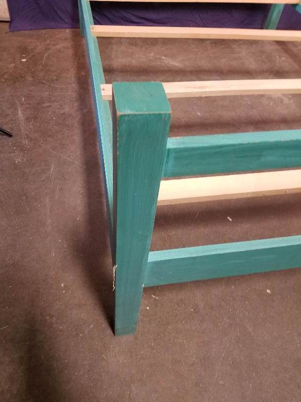 Rustic Wooden Bed Frame&nbsp