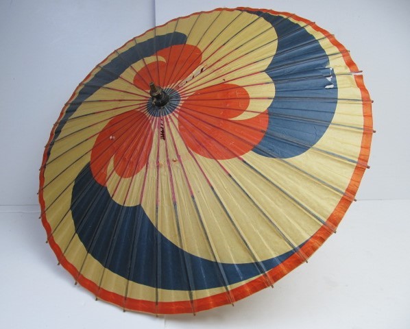 lot 65 image: Original 1933 Chicago WORLDS FAIR Umbrella Parasol 