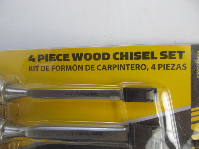 lot 154 image: Brand New 4-Piece Woodworking Chisel Set