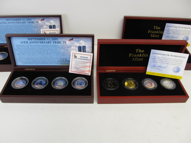 lot 203 image: 4 Sets of US Uncirculated Half Dollar Collector Coins 