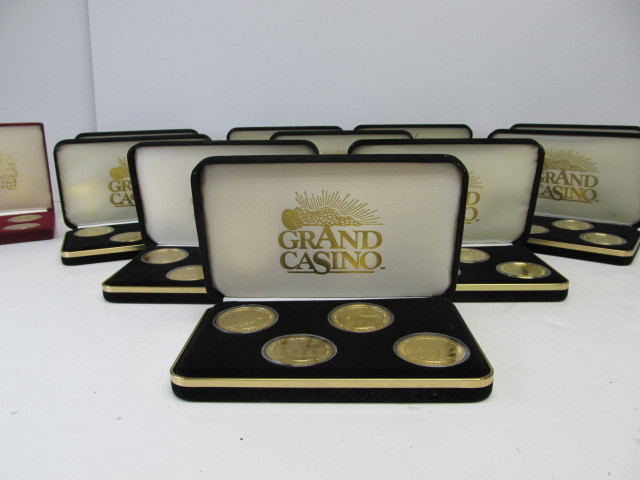 lot 204 image: Large Lot of GRAND CASINO Collector Coins