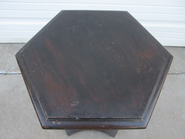 lot 243 image: Vintage Wooden Plant Stand & Magazine Rack