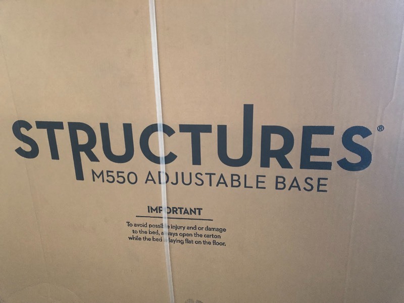 lot 276 image: BRAND NEW - Malouf STRUCTURES M550 Adjustable Bed Base - Twin Size