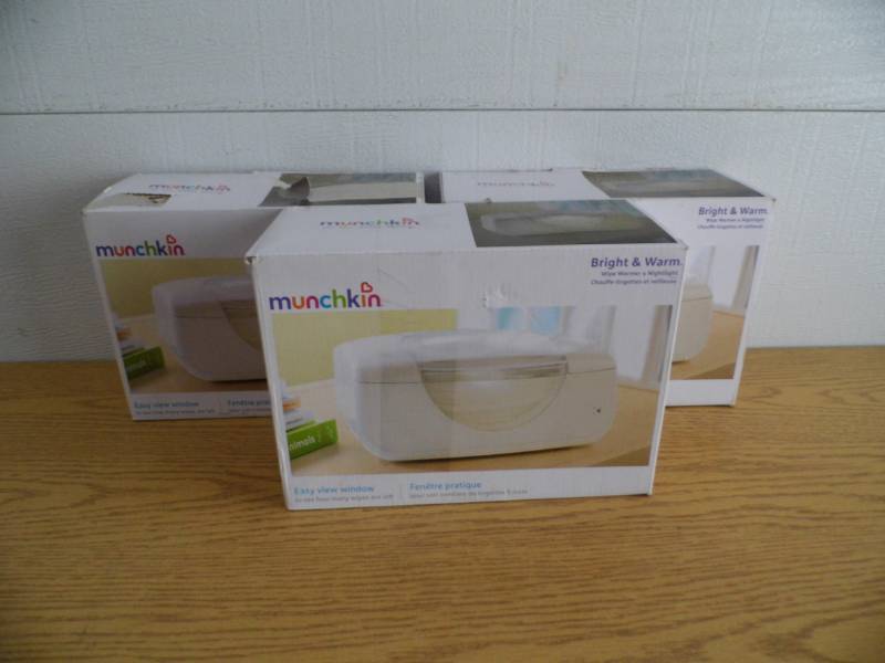 Lot of 3 Munchkin Wipe Warmers