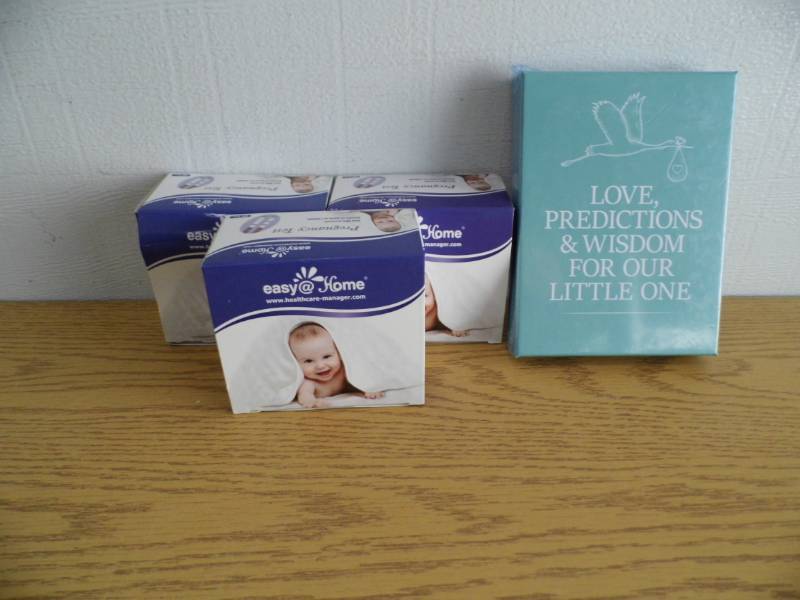 Lot of 3 Home Pregnancy Tests - Advice Cards