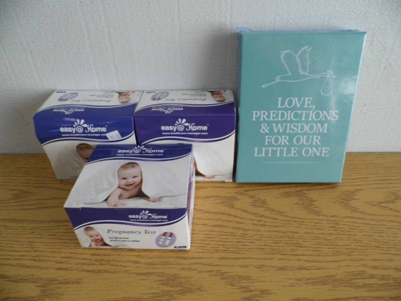 Lot of 3 Home Pregnancy Tests - Advice Cards