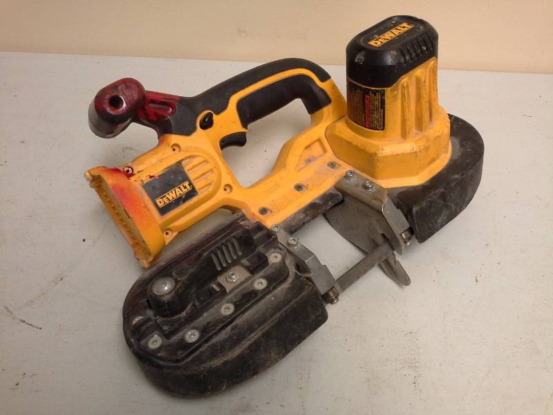 lot 2053 image: DeWalt DCS370 18V Band Saw