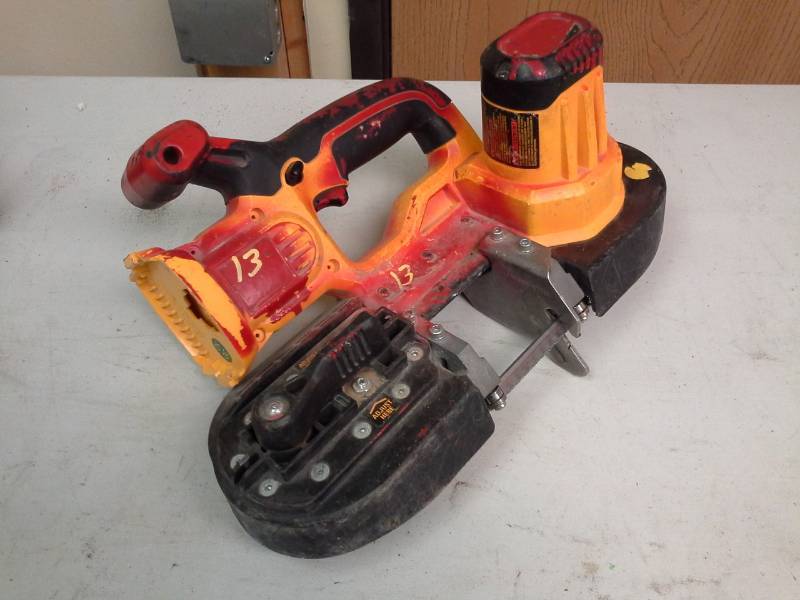 lot 2058 image: DeWalt DCS370 18V Band Saw