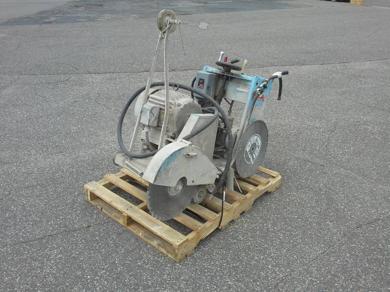 lot 2116 image: Target Concrete Saw with Baldor Electric Motor