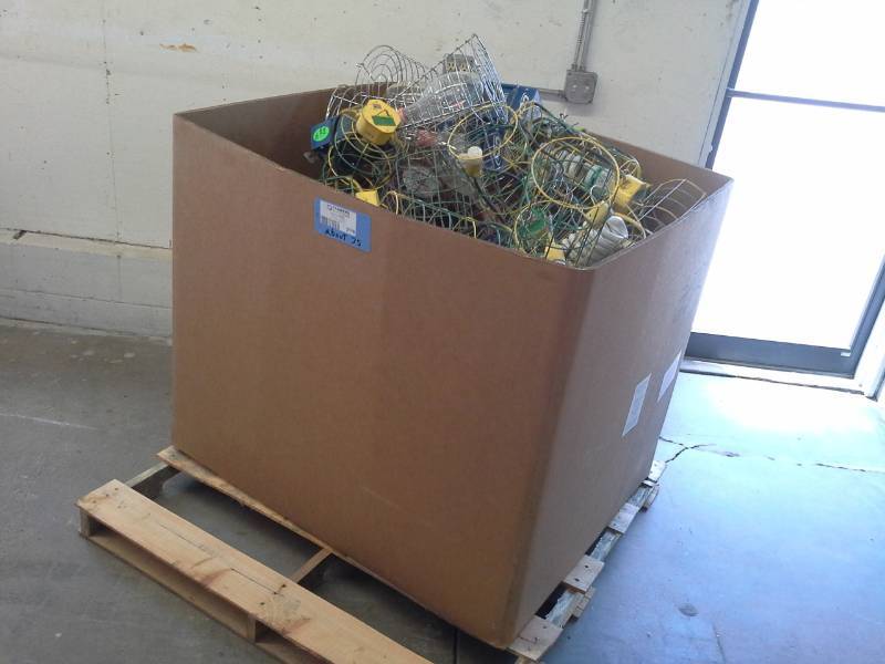 lot 2119 image: Lot of (Approximately 35) Commercial Cage Lights