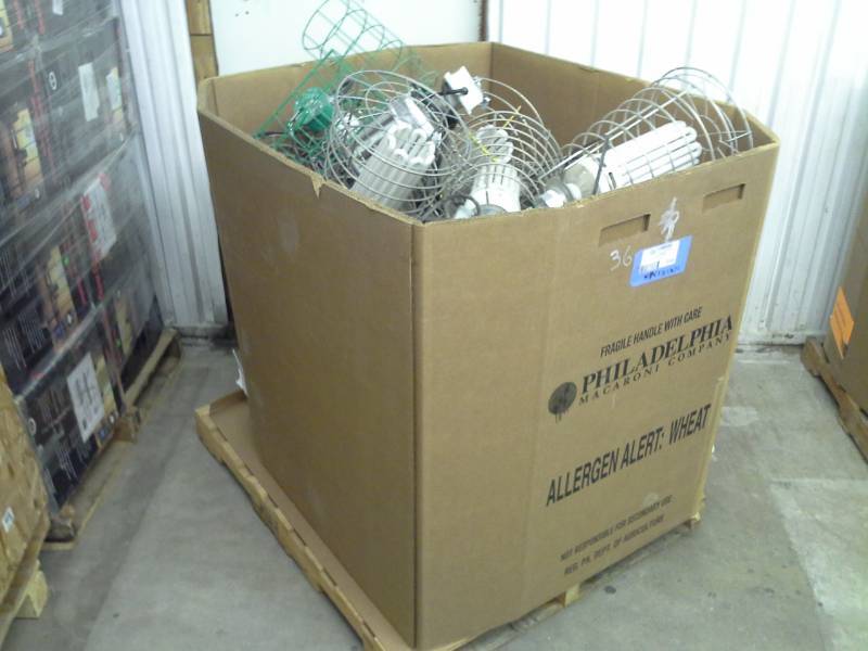 lot 2122 image: Lot of (36) Commercial Cage Lights