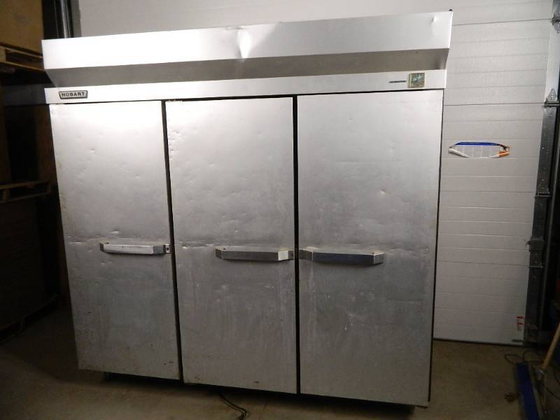 lot 1 image: Hobart 3 Door Refrigerator