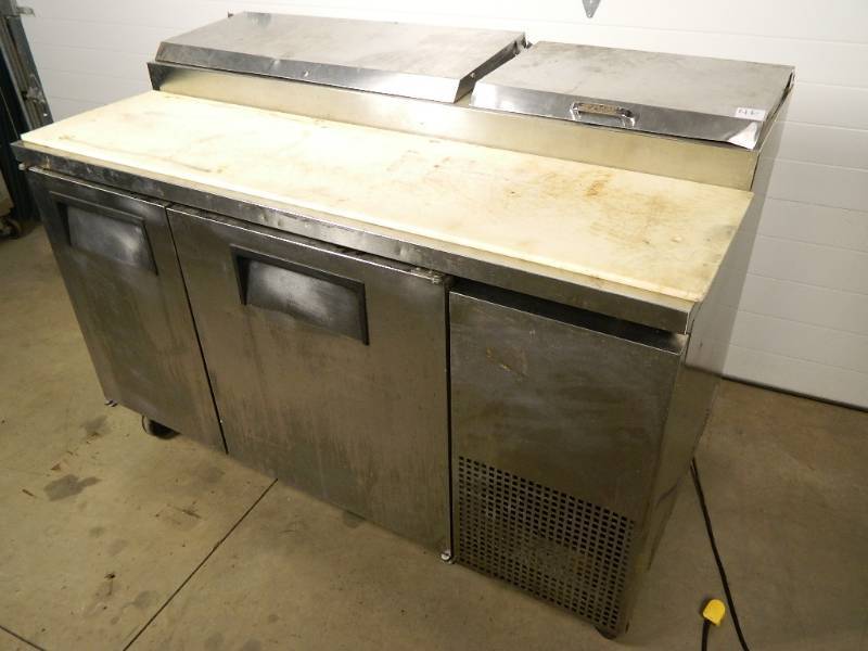 lot 46 image: True 60 inch Refrigerated Prep Table