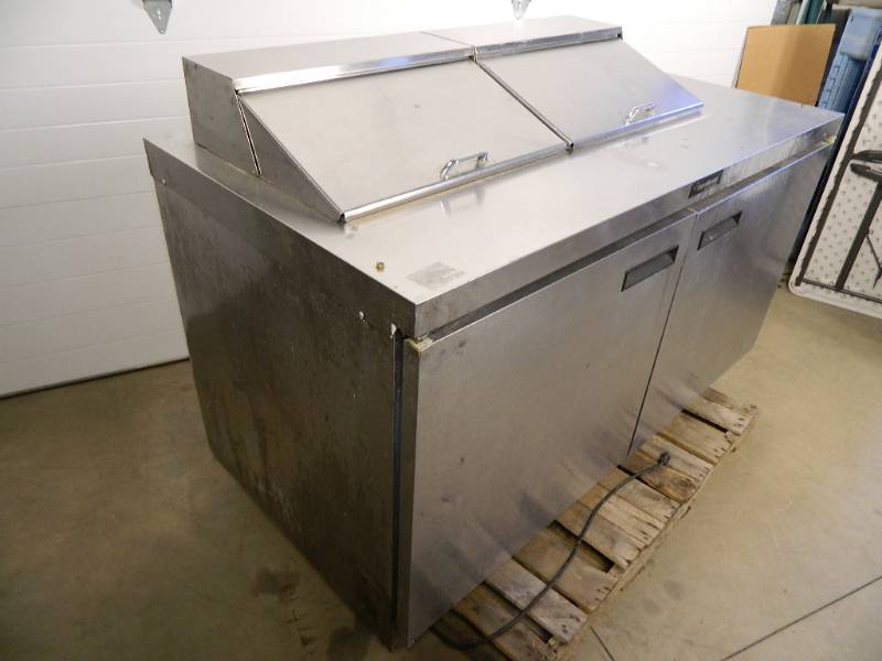 lot 76 image: Delfield 60 inch Refrigerated Prep Table