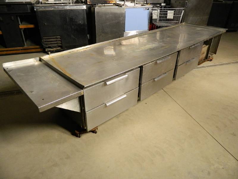 lot 79 image: 6 Drawer Refrigerated Equipment Stand