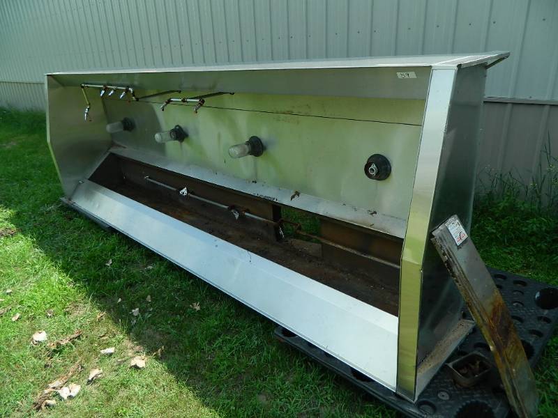 lot 59 image: Large Stainless Steel Exhaust Hood