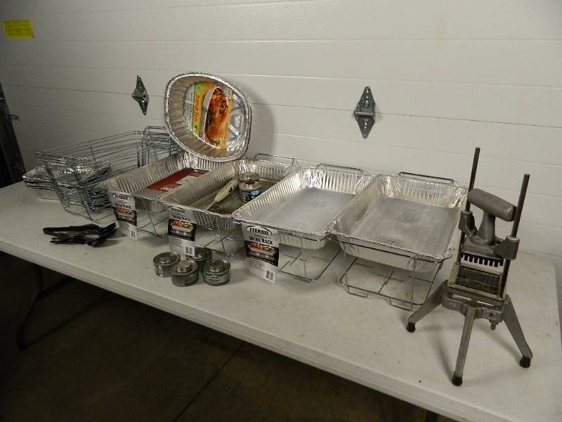 lot 137 image: Nemco Slicer and Chafing Supplies