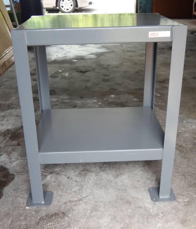 lot 12 image: Uline Welded Steel Machine Table