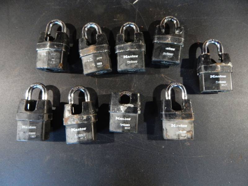 lot 29 image: Lot of Master Lock Pro Series Padlocks
