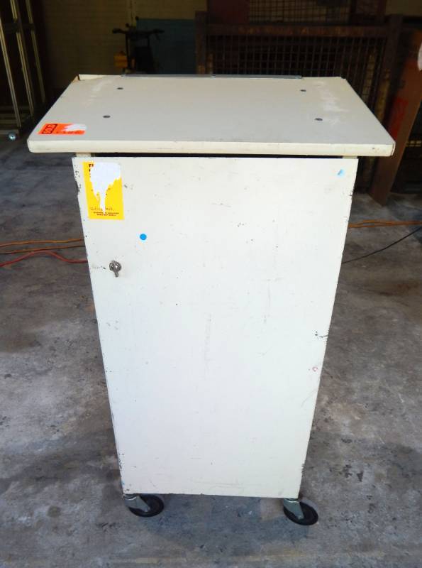 lot 69 image: Rolling Podium Storage Cart