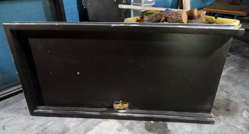 lot 66 image: Solid Wood Door and Door Frame