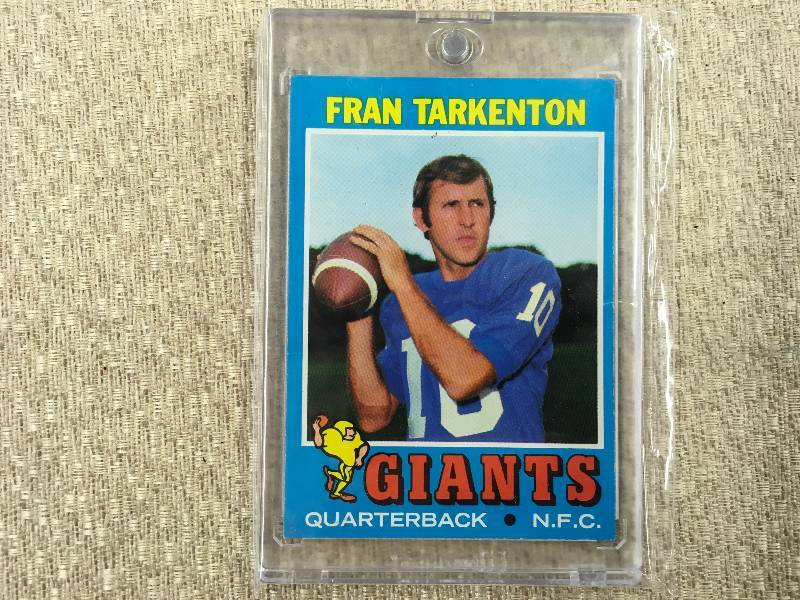 lot 434 image: 1971 Fran Tarkenton Card