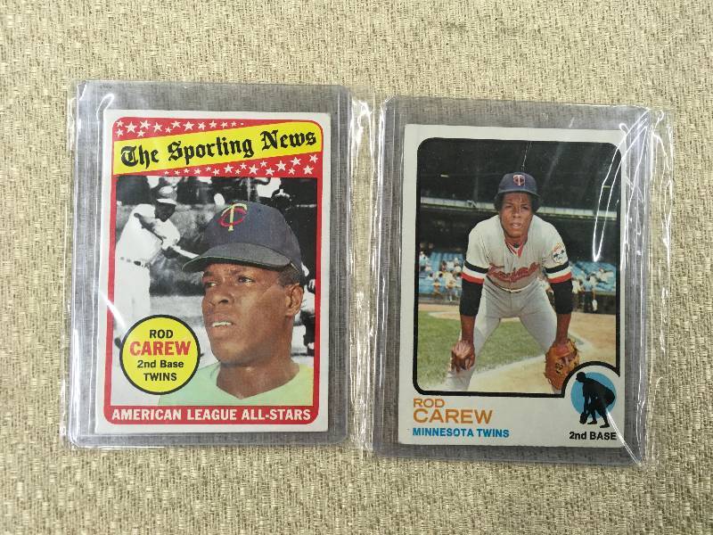 lot 448 image: 1969 & 1973 Rod Carew Cards