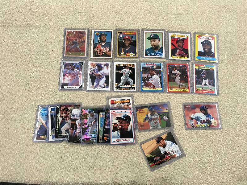 lot 454 image: 25 Kirby Puckett Cards