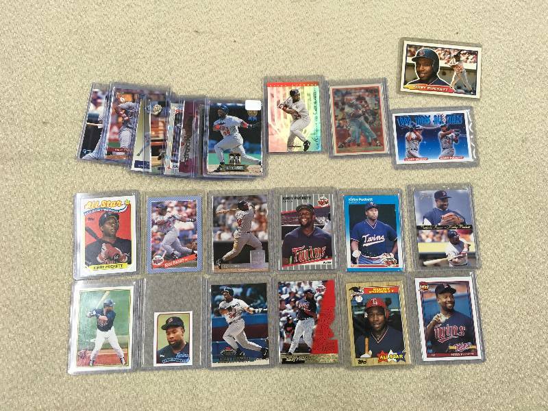 lot 469 image: 25 Kirby Puckett Cards
