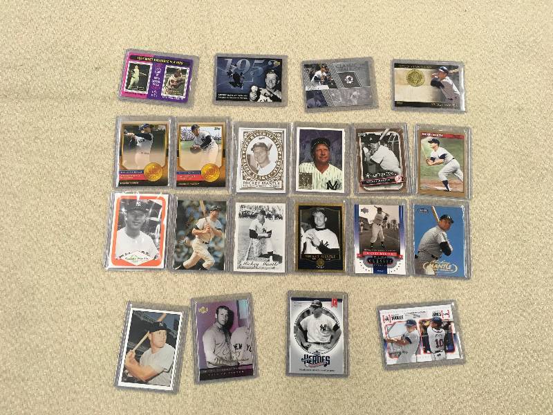 lot 478 image: 20 Mickey Mantle Commemorative Cards