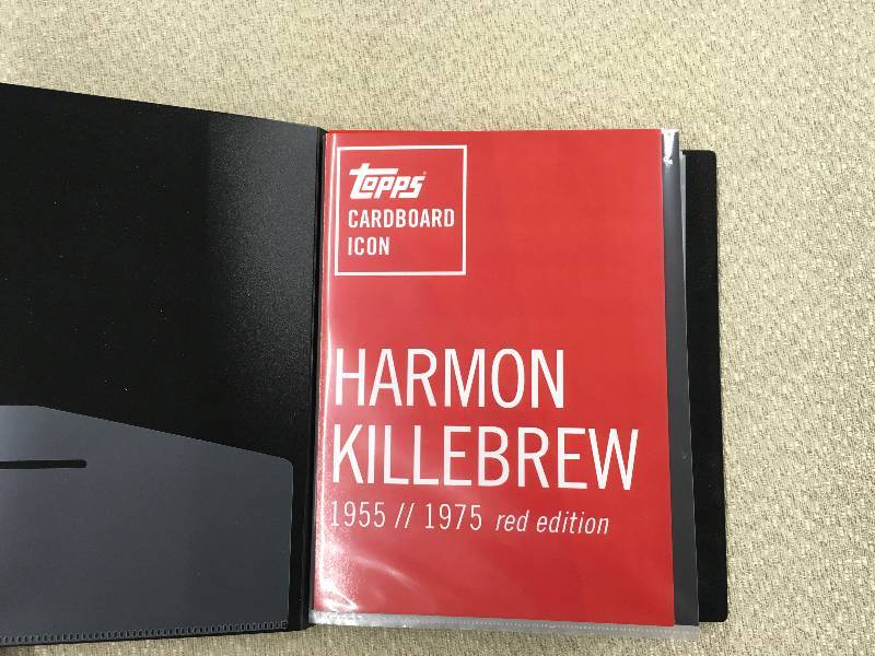 lot 485 image: VERY RARE Topps Cardboard Icon Harmon Killebrew Set 1955-1975 1010