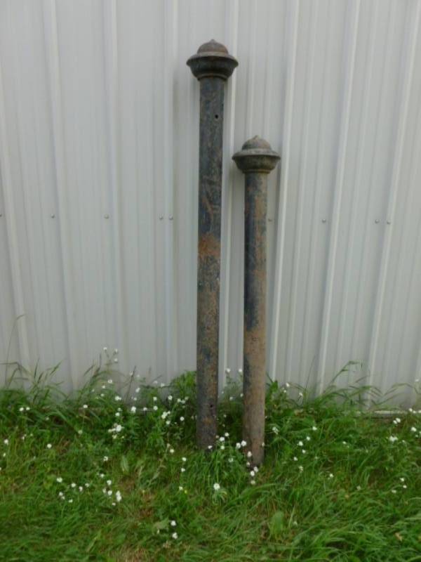 lot 7 image: Vintage Hitching Posts