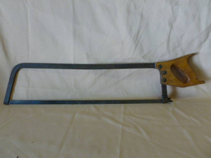 lot 60 image: Vintage Meat Saw