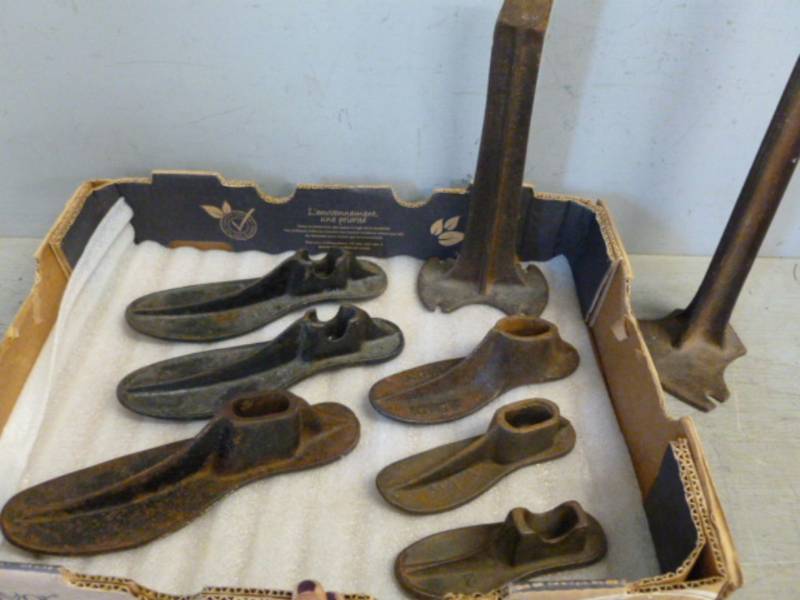 lot 137 image: Antique Shoe Last Set