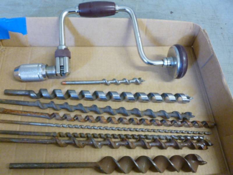 lot 186 image: Vintage Brace Drill