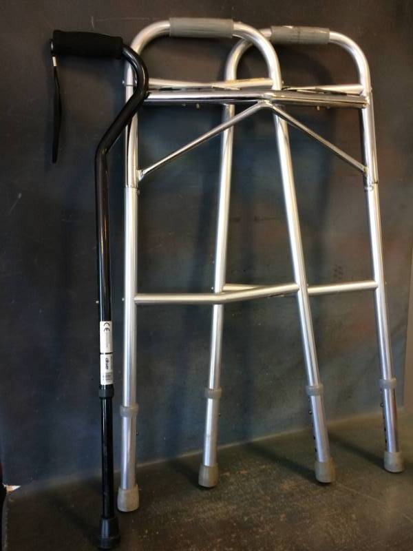 lot 5 image: Walker and Cane