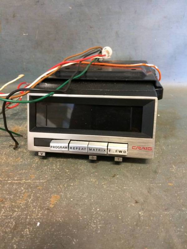 lot 59 image: Craig Quickmount 8-Track Car Stereo