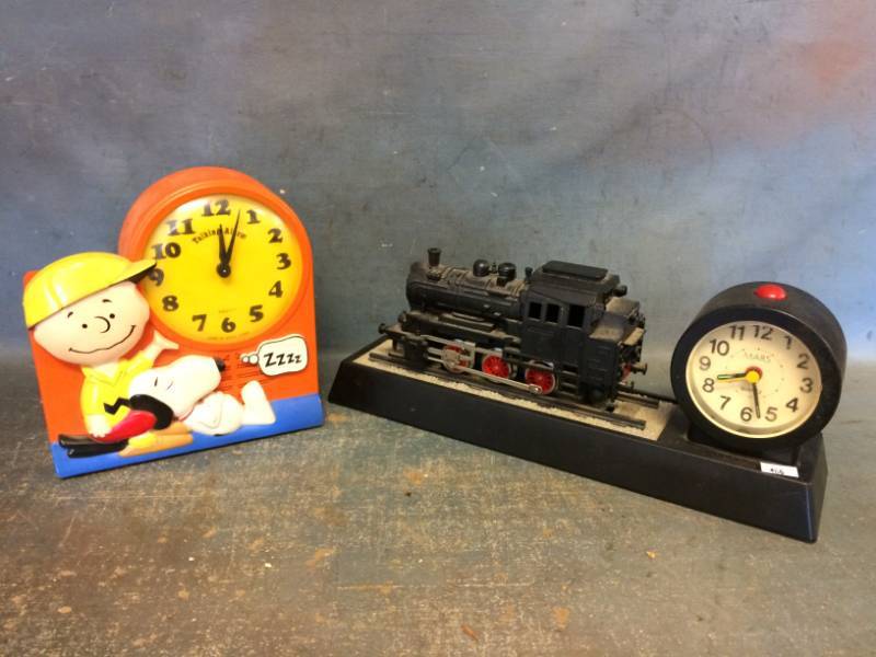 lot 65 image: 70s Battery Operated Alarm Clocks