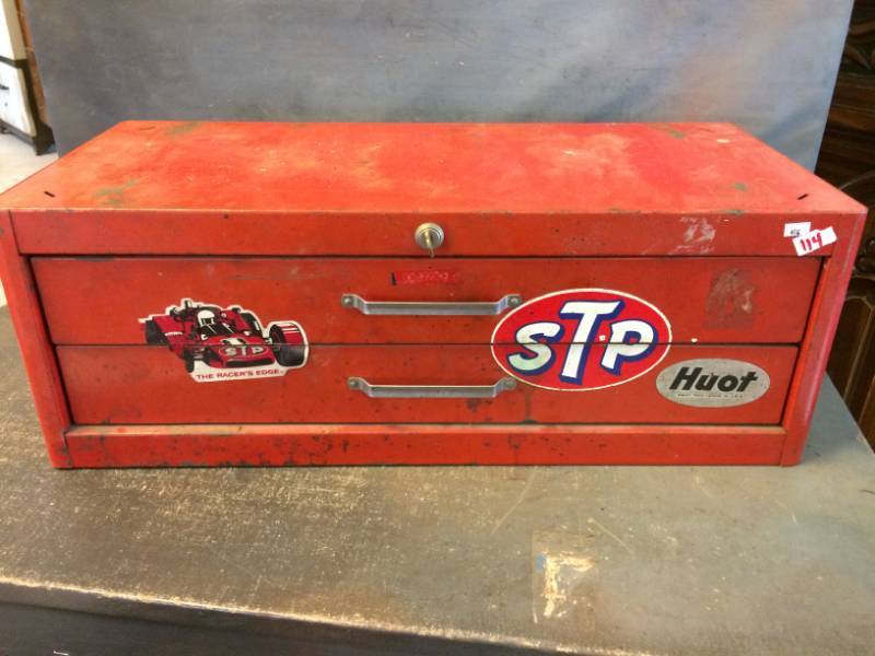 lot 114 image: Locking 2 Drawer Tool Chest