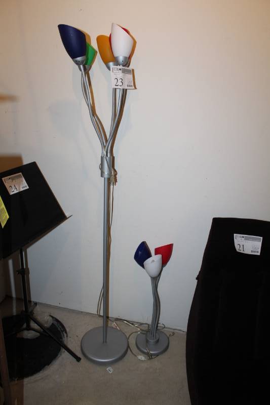 lot 23 image: Floor Lamp, Table Lamp